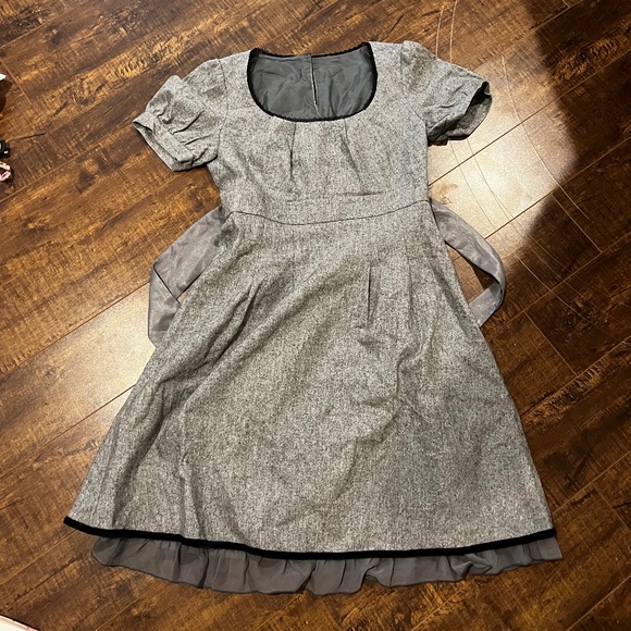 Pinky girls grey dress - Picture 1 of 6